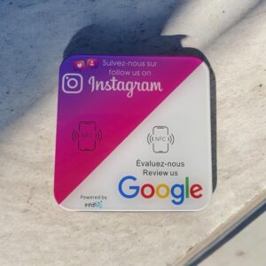 Collant NFC Google Reviews & Instagram